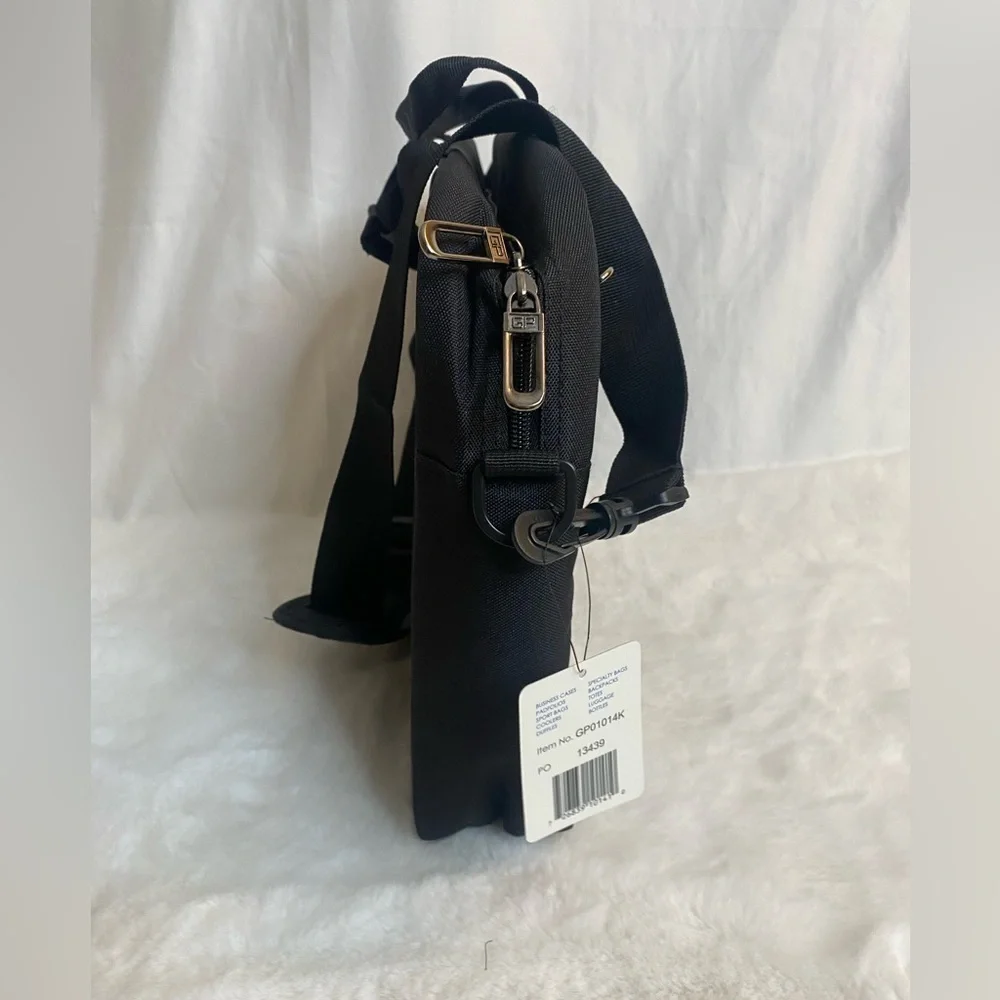 Golden Pacific black laptop bag